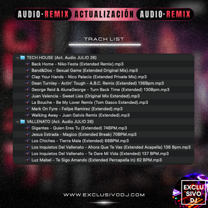 ACTUALIZACIÓN JULIO (Audio) 2026 🎧📀