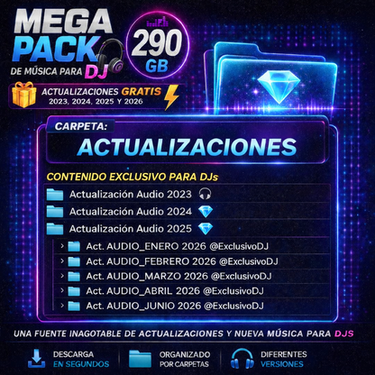 MEGA PACK TODOS LOS GENEROS (Audio) 🎧