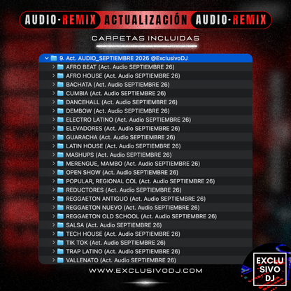 Actualización SEPTIEMBRE (Audio) 2026 🔴🎶