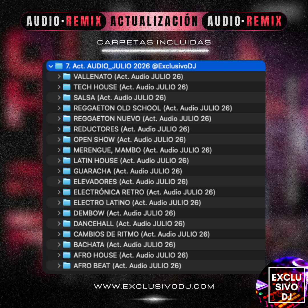 ACTUALIZACIÓN JULIO (Audio) 2026 🎧📀