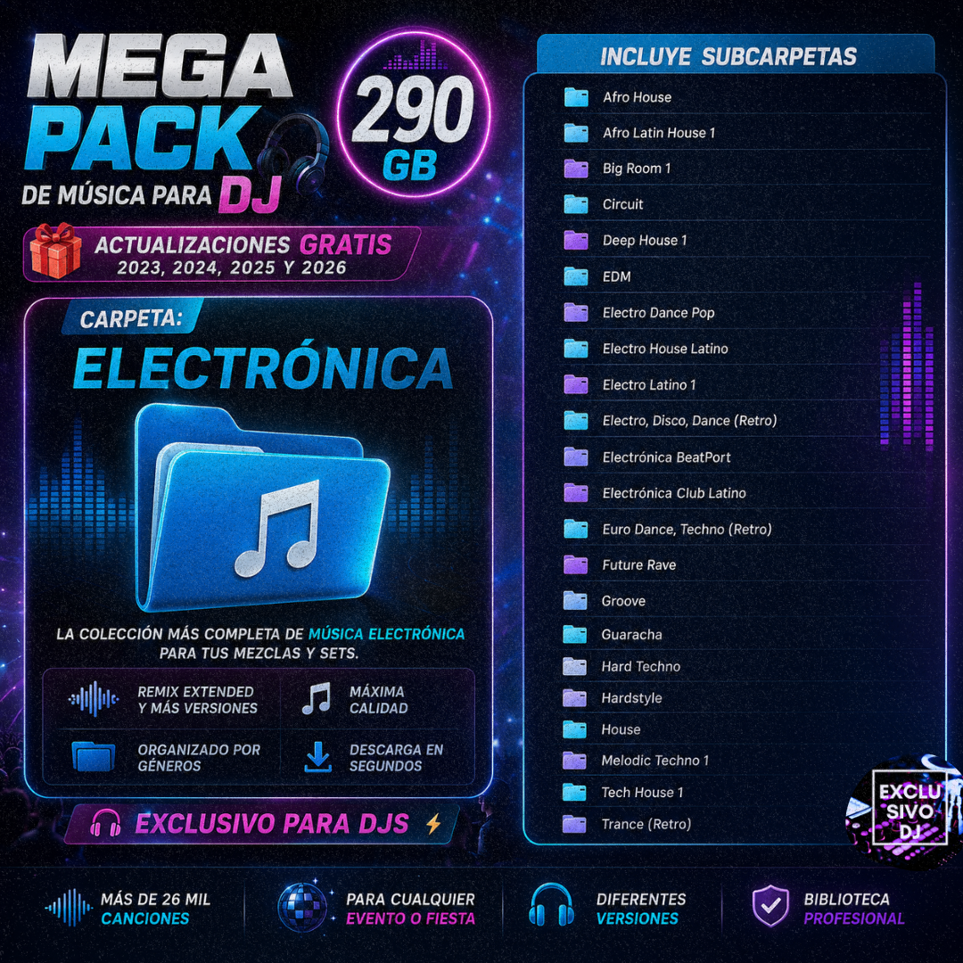 MEGA PACK TODOS LOS GENEROS (Audio) 🎧