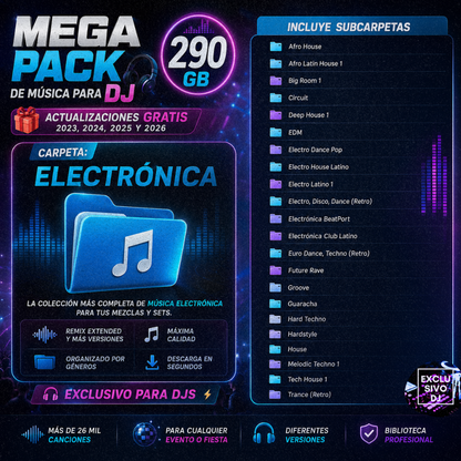 MEGA PACK TODOS LOS GENEROS (Audio) 🎧