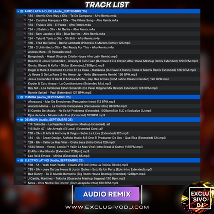 ACTUALIZACIÓN SEPTIEMBRE 2025 (Audio) 🎧📀