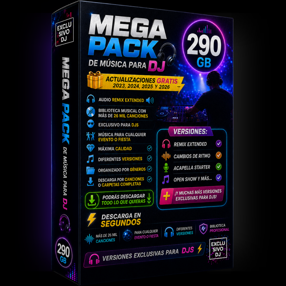 MEGA PACK TODOS LOS GENEROS (Audio) 🎧
