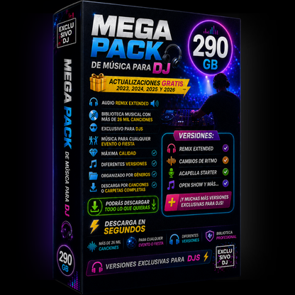 MEGA PACK TODOS LOS GENEROS (Audio) 🎧