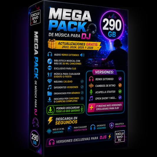 MEGA PACK TODOS LOS GENEROS (Audio) 🎧