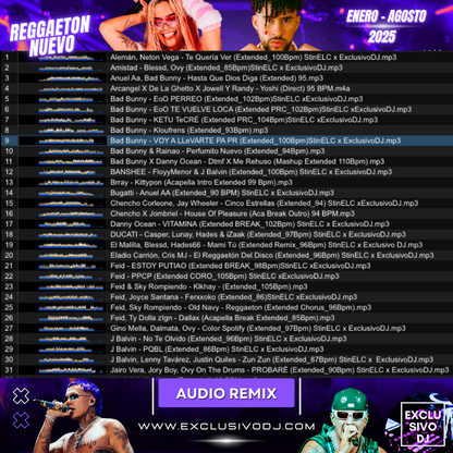 REGGAETON NUEVO 2025 (VOL.1) Audio