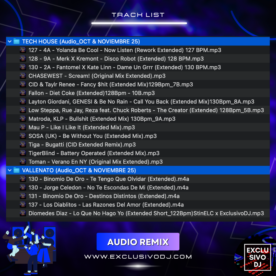 Actualización OCT & NOVIEMBRE 2025 (AUDIO) 🎧