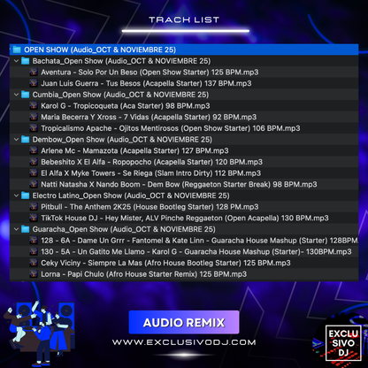 Actualización OCT & NOVIEMBRE 2025 (AUDIO) 🎧
