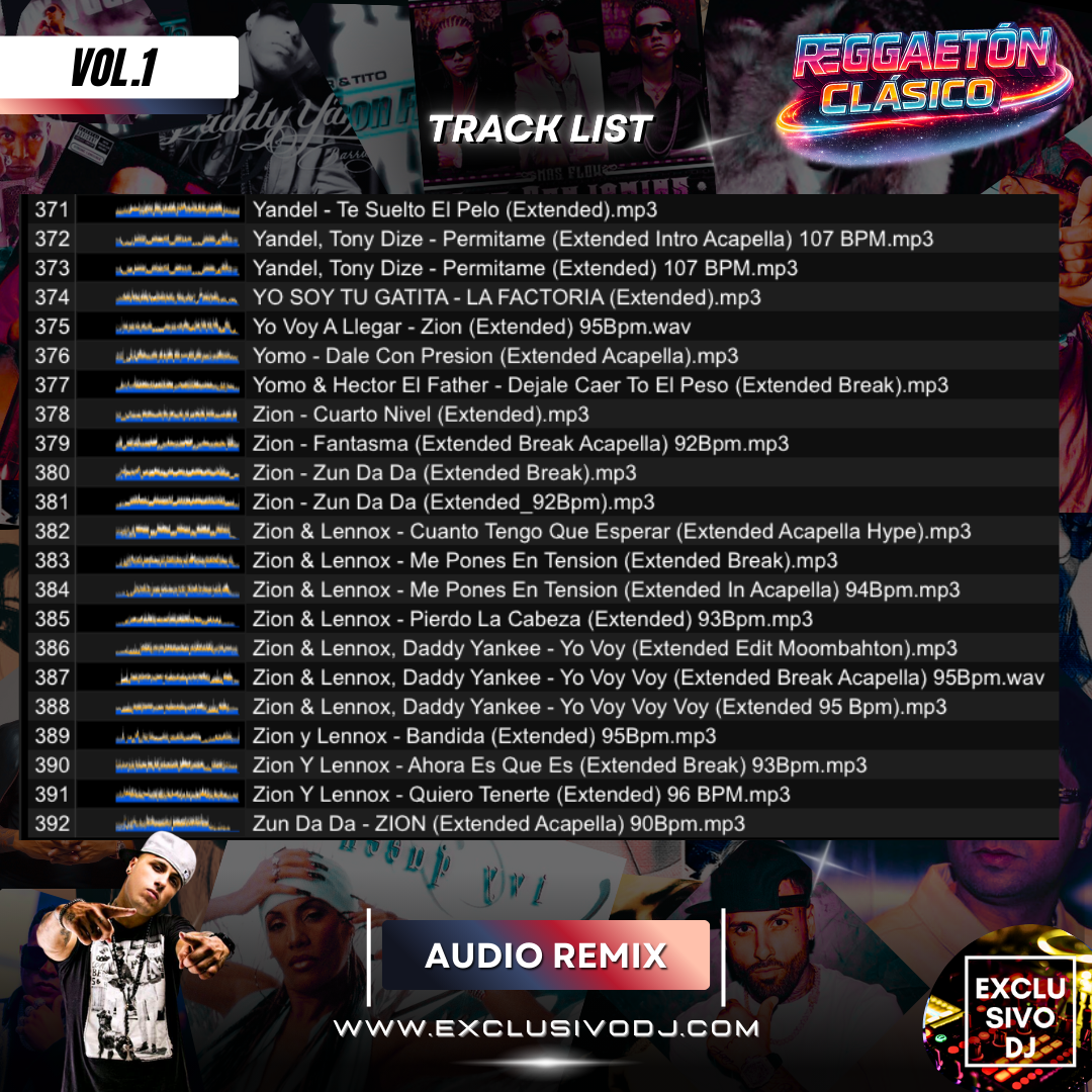 REGGAETON CLÁSICO (Extended Vol.1) Audio