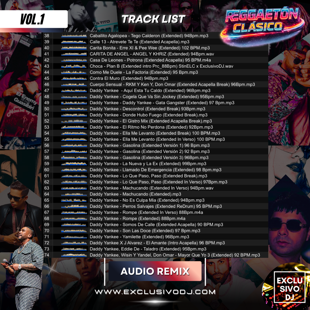 REGGAETON CLÁSICO (Extended Vol.1) Audio