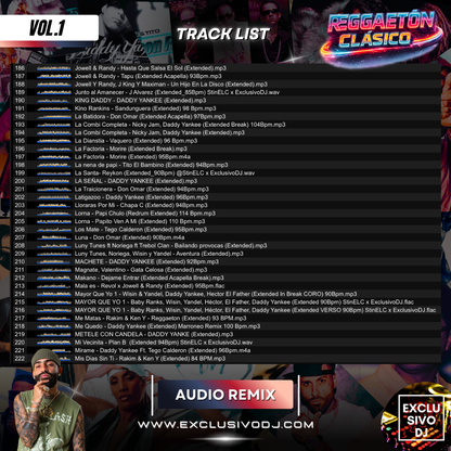 REGGAETON CLÁSICO (Extended Vol.1) Audio
