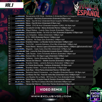 ROCK LATINO (Extended Vol.1) Video