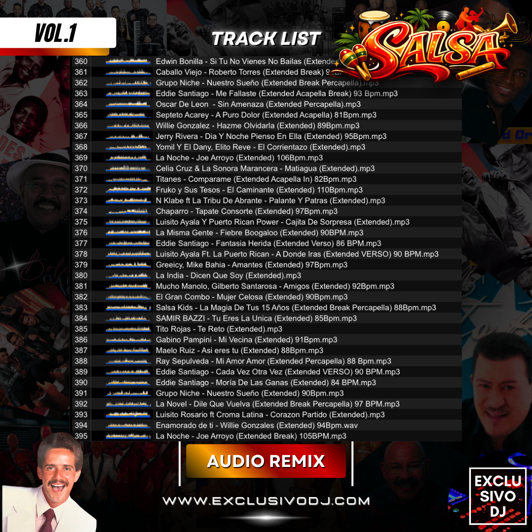 SALSA (Extended Vol.1) Audio