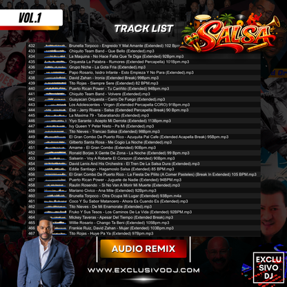 SALSA (Extended Vol.1) Audio