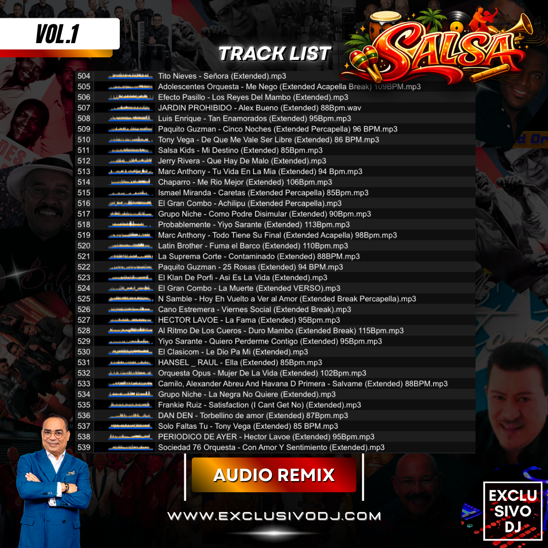 SALSA (Extended Vol.1) Audio