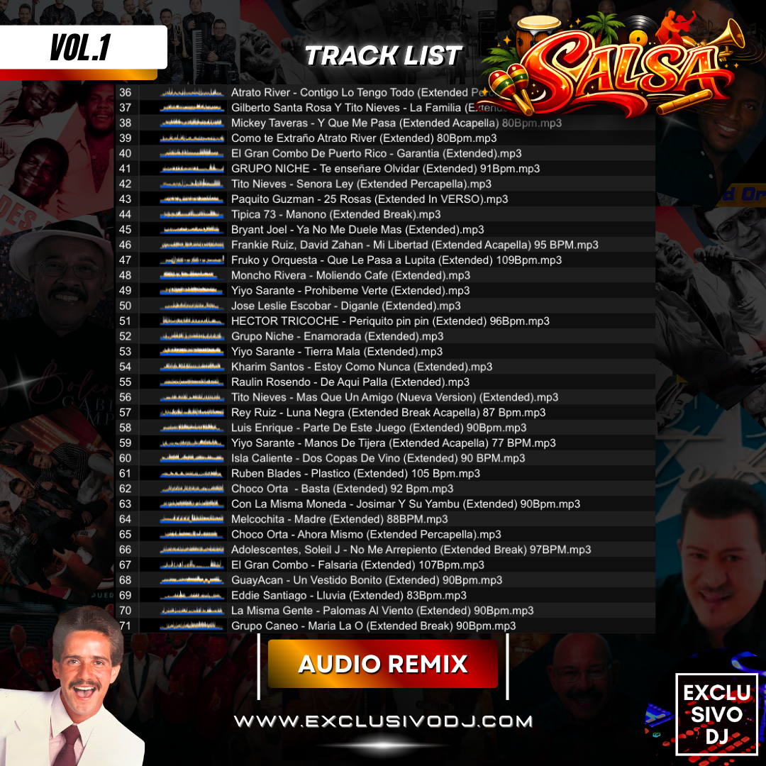 SALSA (Extended Vol.1) Audio