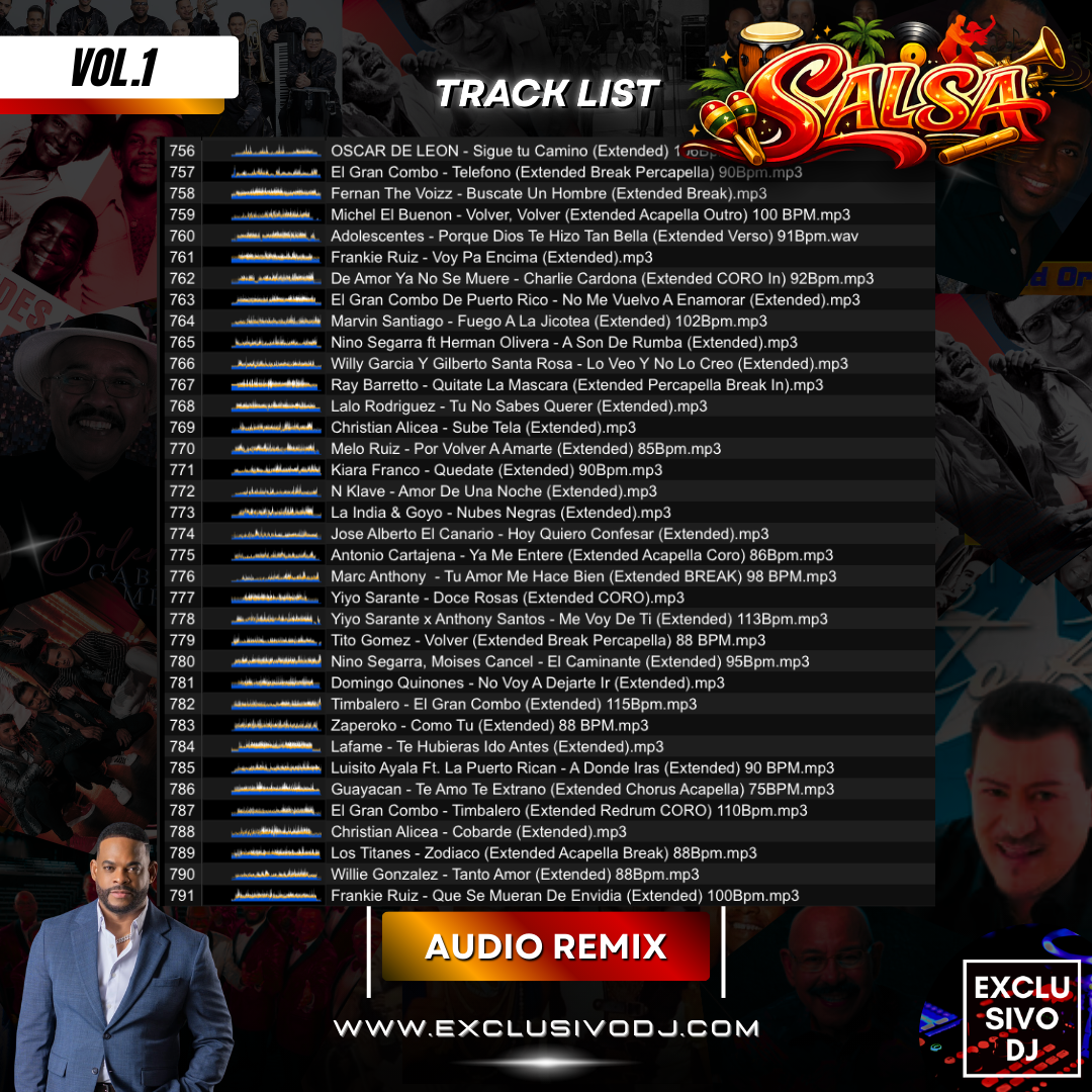 SALSA (Extended Vol.1) Audio