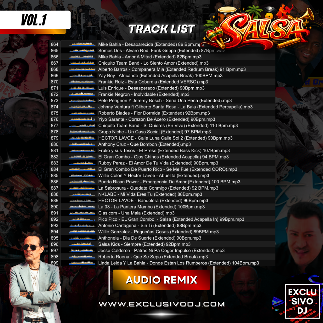 SALSA (Extended Vol.1) Audio