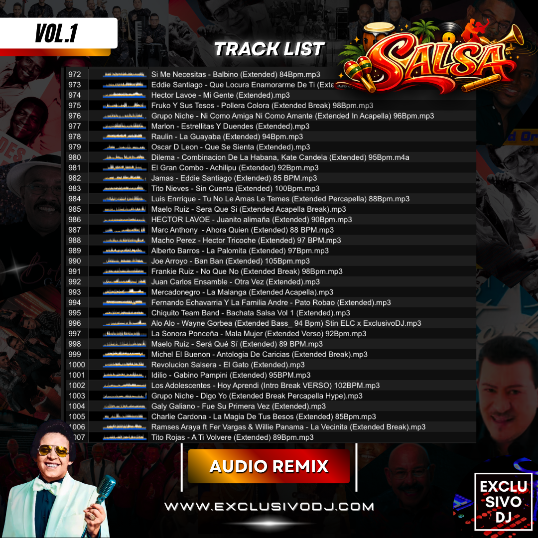 SALSA (Extended Vol.1) Audio