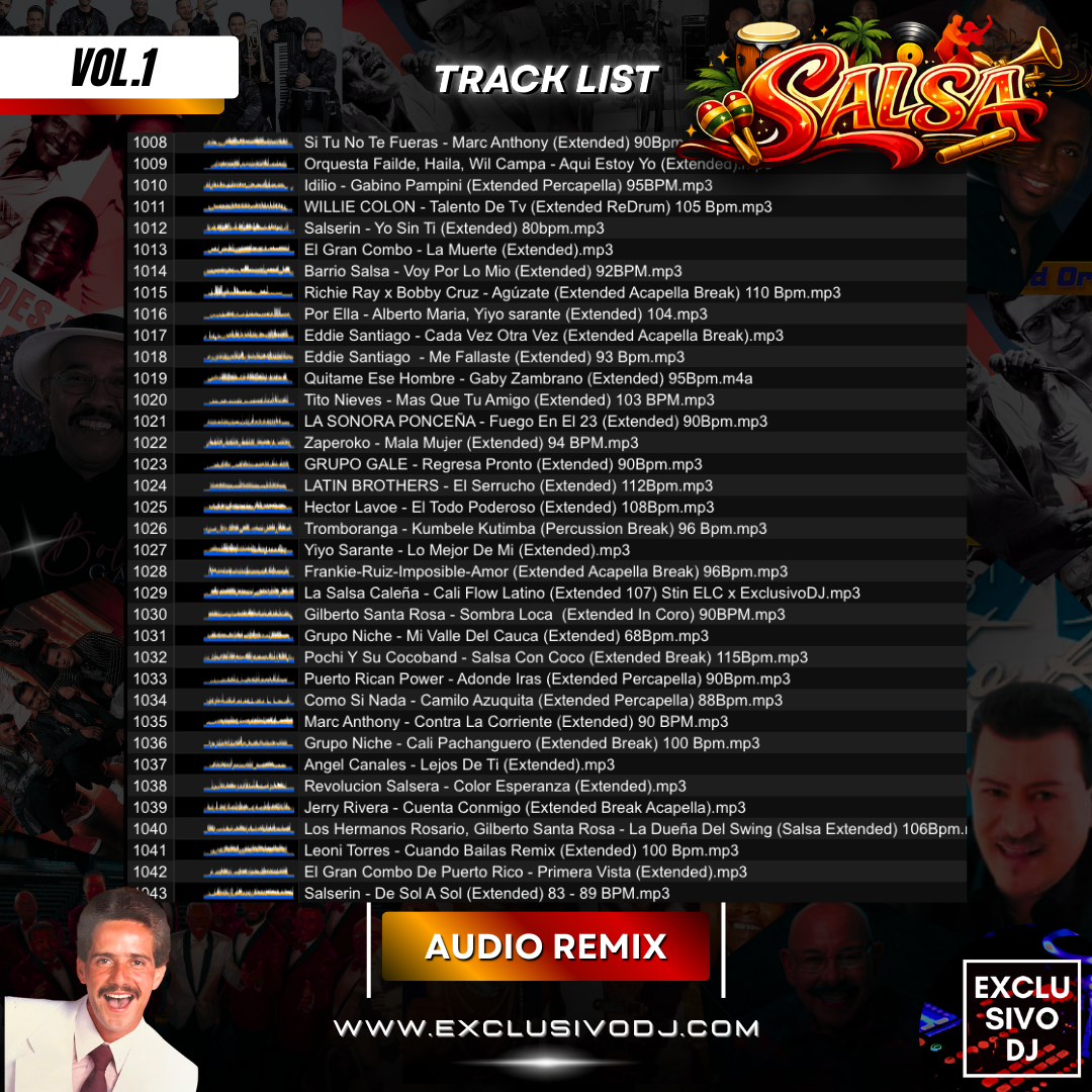 SALSA (Extended Vol.1) Audio