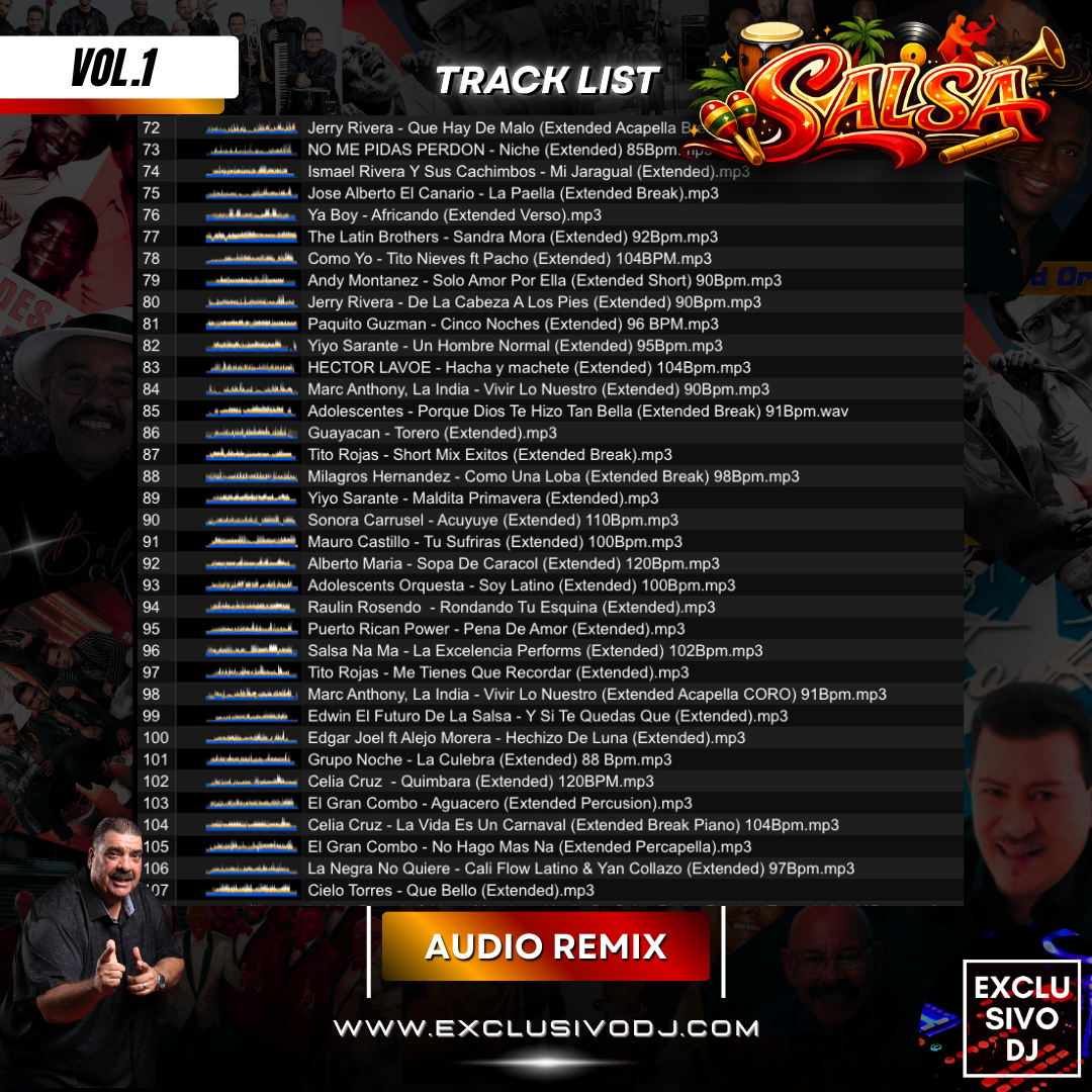 SALSA (Extended Vol.1) Audio