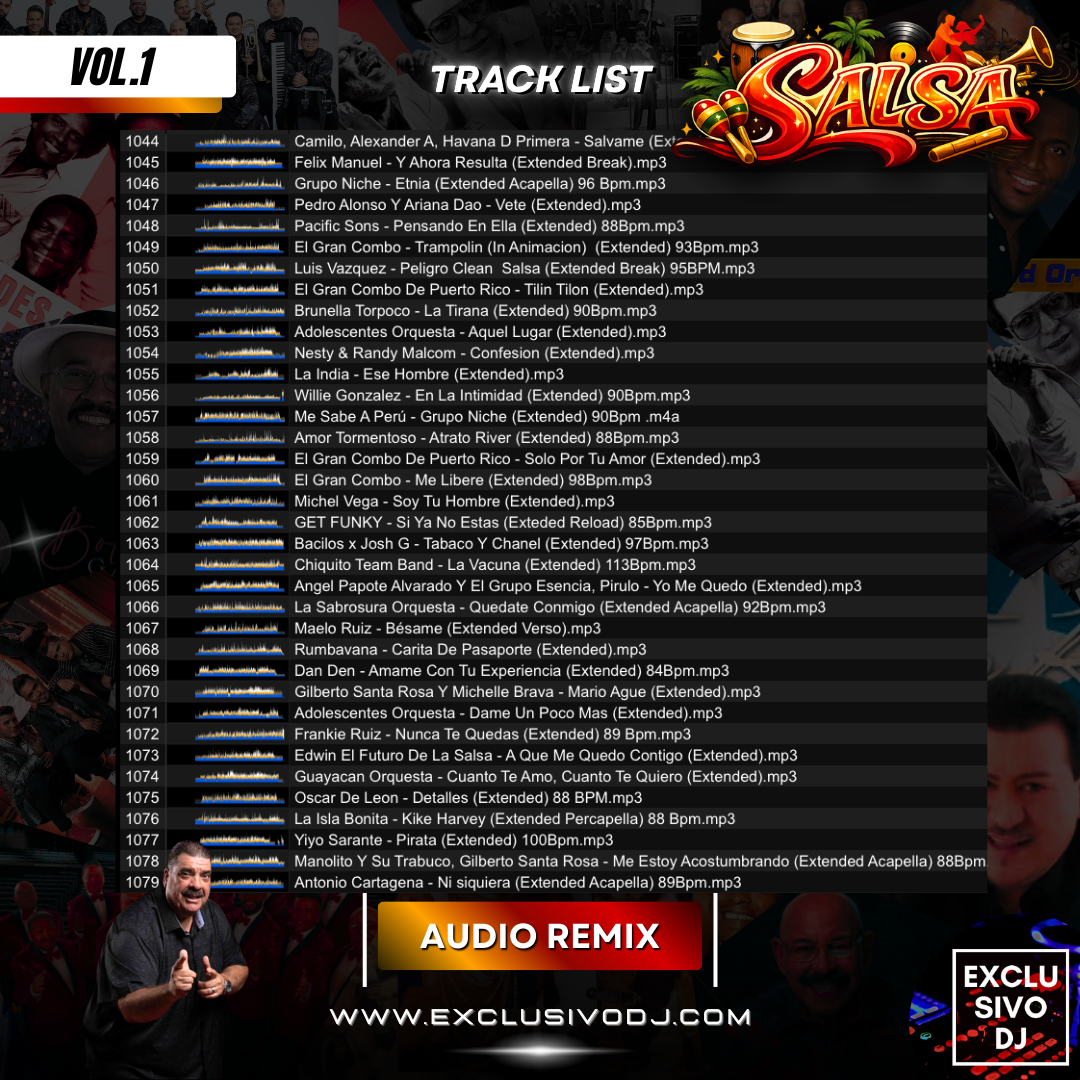SALSA (Extended Vol.1) Audio