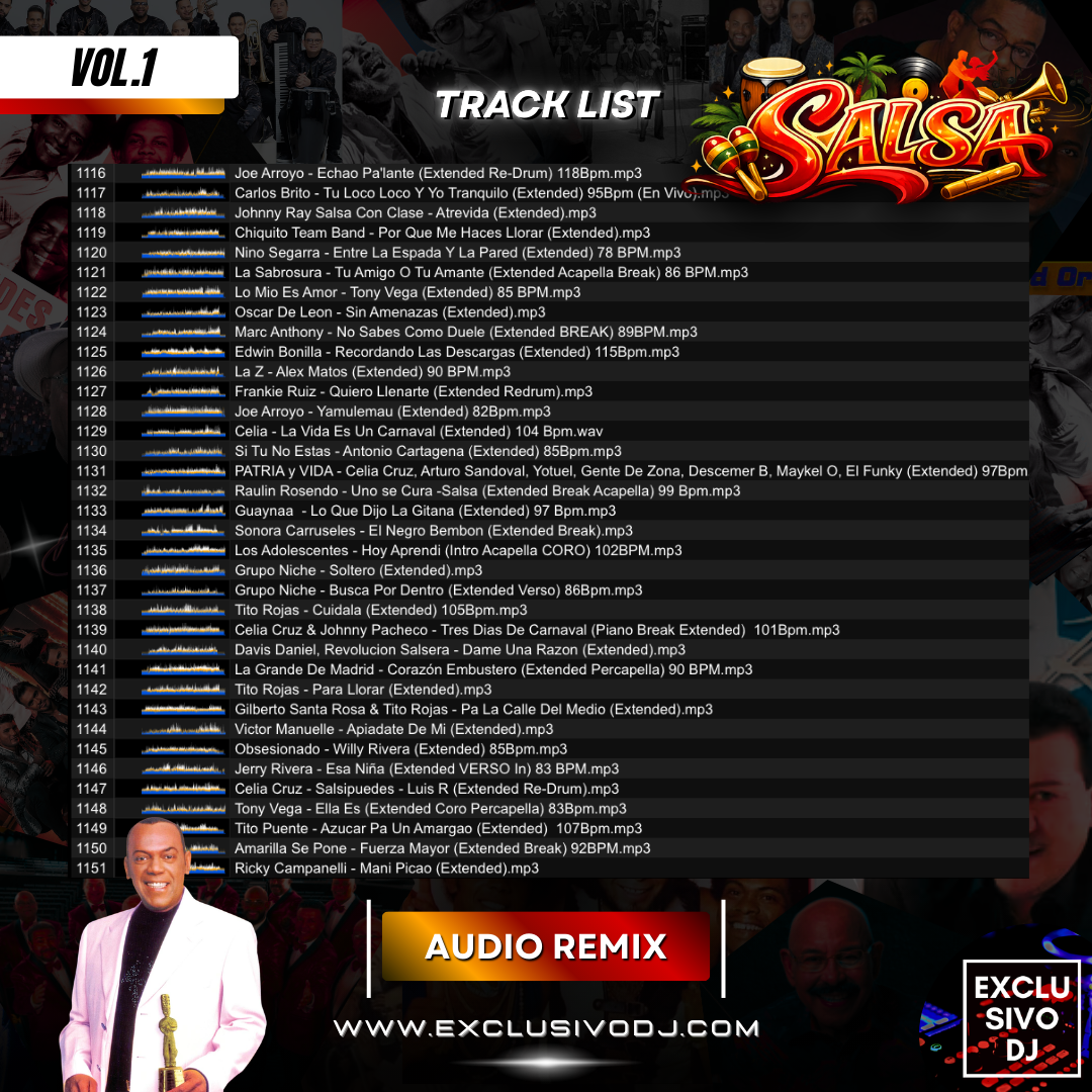 SALSA (Extended Vol.1) Audio