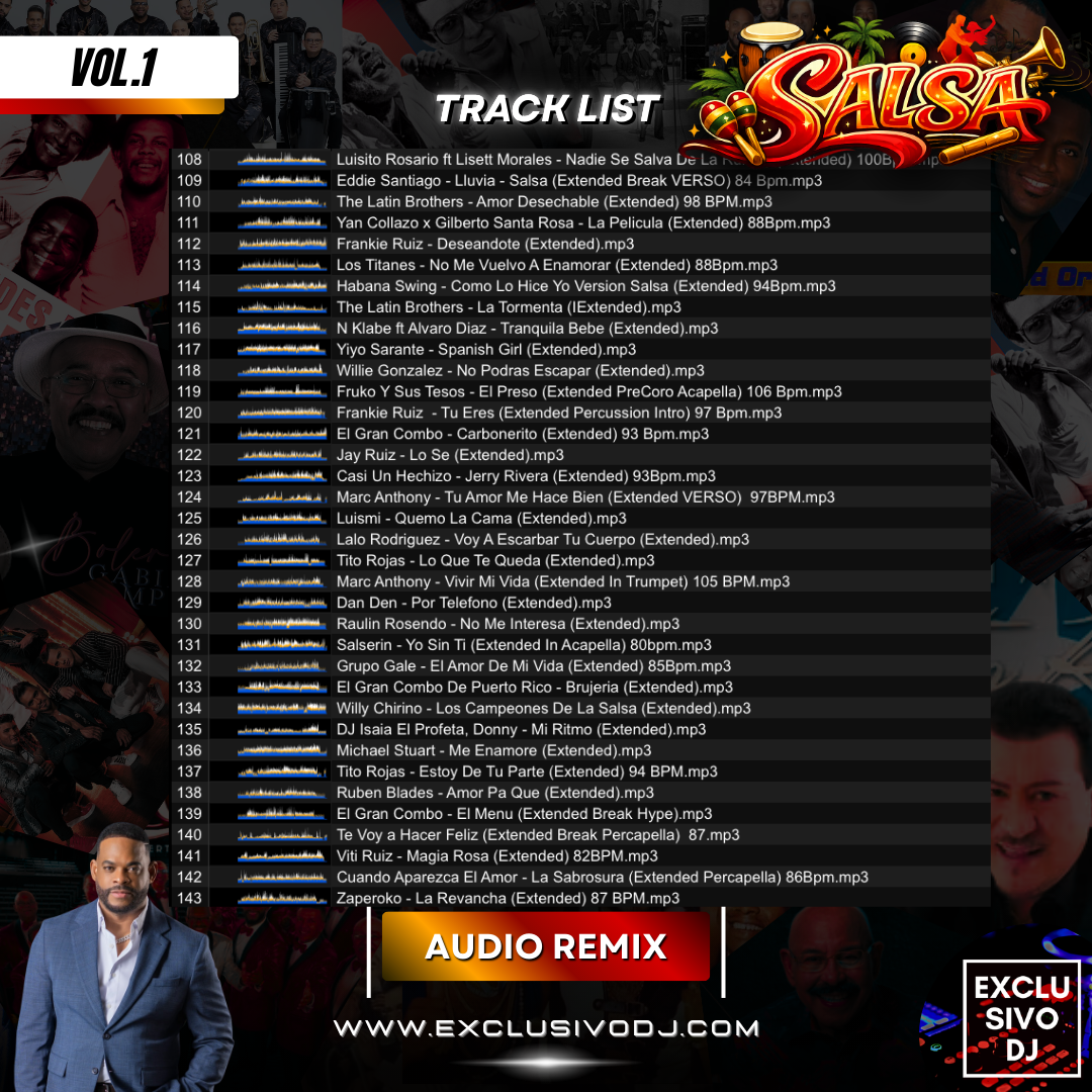 SALSA (Extended Vol.1) Audio