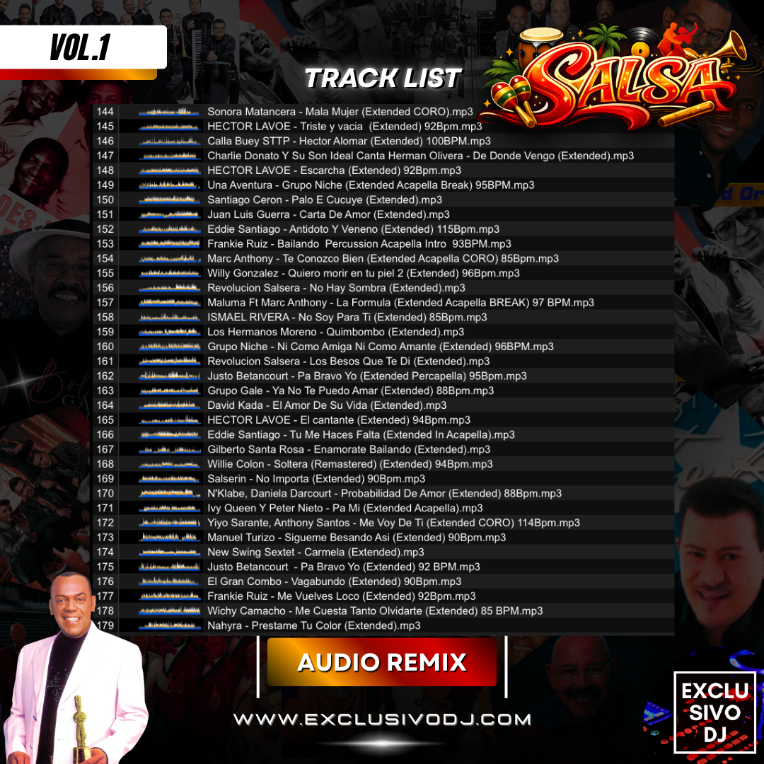 SALSA (Extended Vol.1) Audio