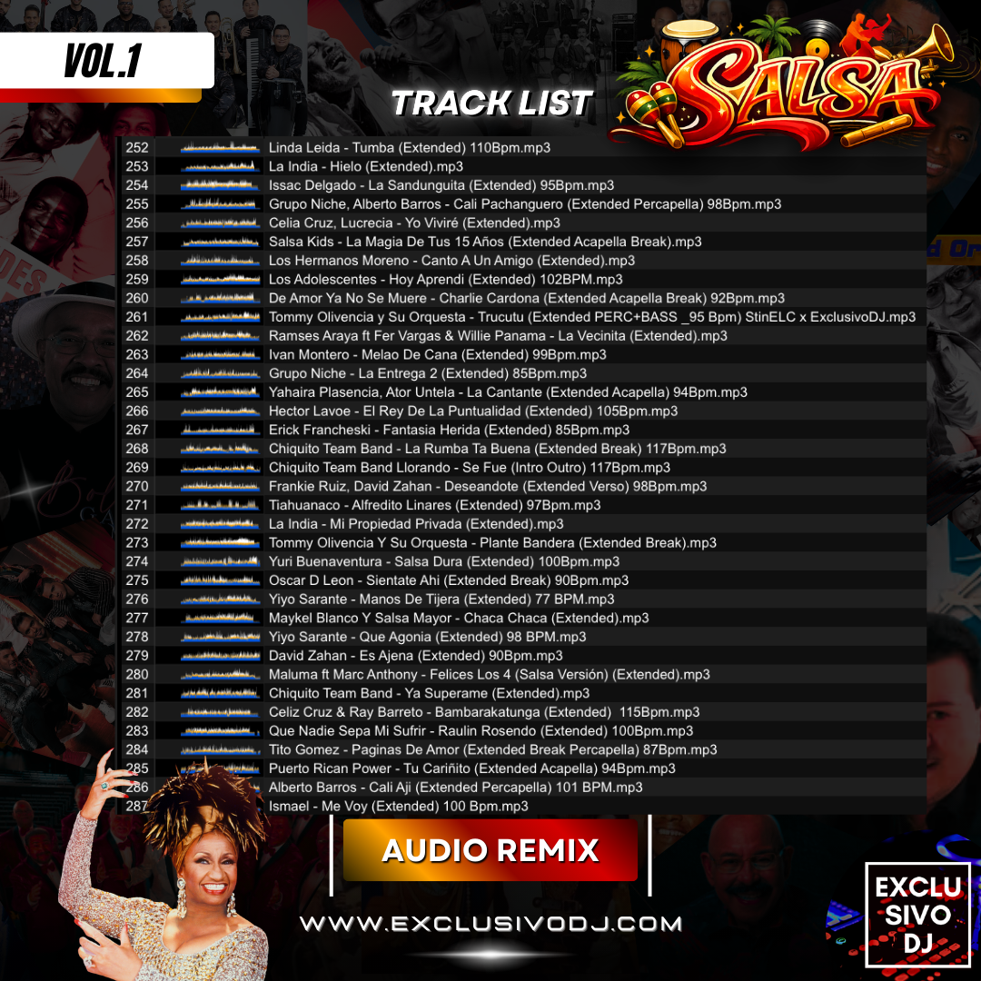 SALSA (Extended Vol.1) Audio