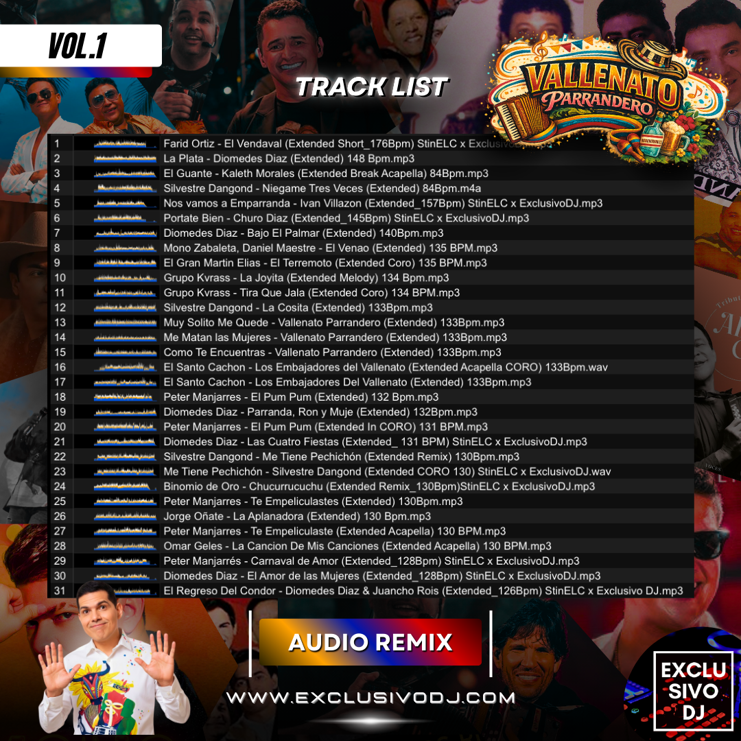 VALLENATO PARRANDERO (Extended Vol.1) Audio