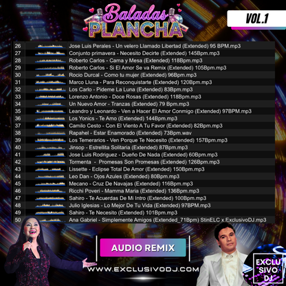 RETRO BALADAS EN ESPAÑOL (Extended Vol.1) Audio