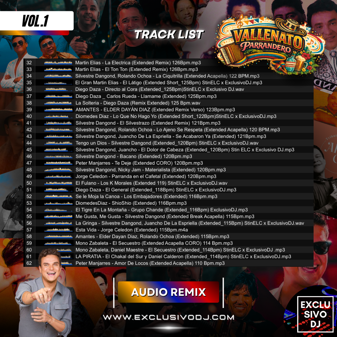 VALLENATO PARRANDERO (Extended Vol.1) Audio
