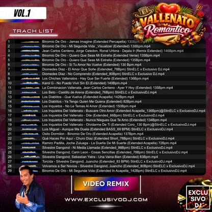 VALLENATO ROMÁNTICO (Extended Vol.1) Video