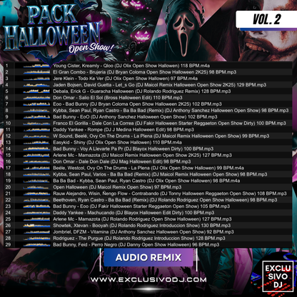 PACK HALLOWEEN 2025 - Open Show (Vol.2) Audio