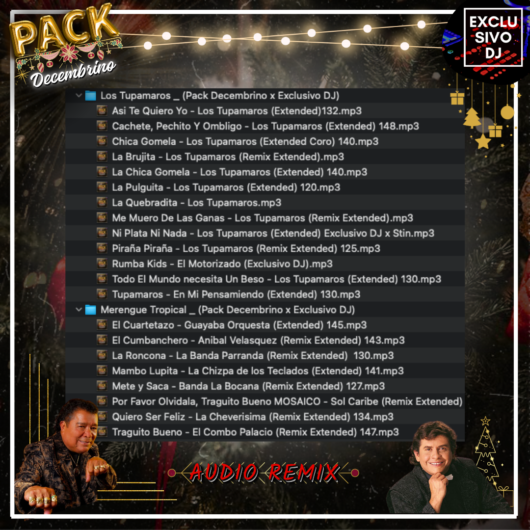 PACK DECEMBRINO (Audio) 🎄✨