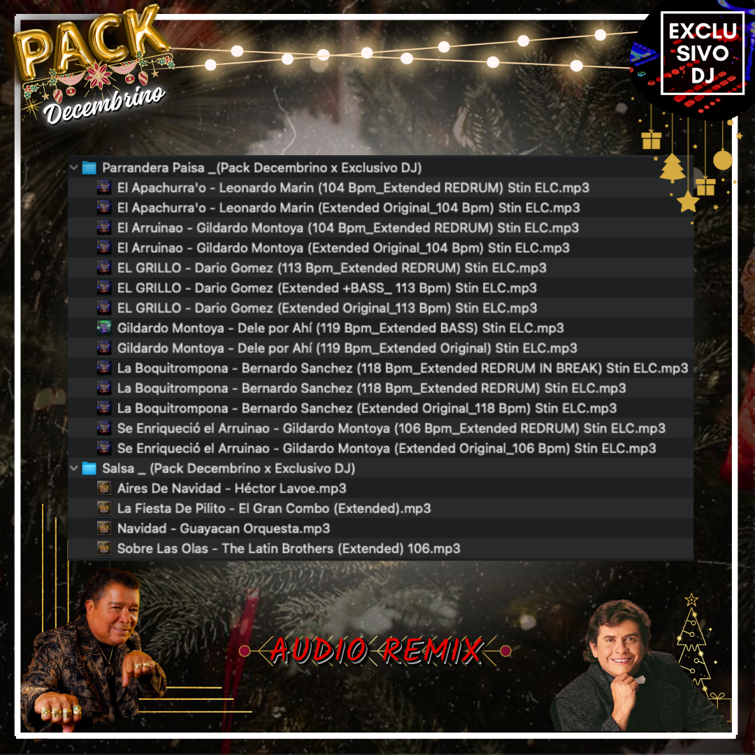PACK DECEMBRINO (Audio) 🎄✨
