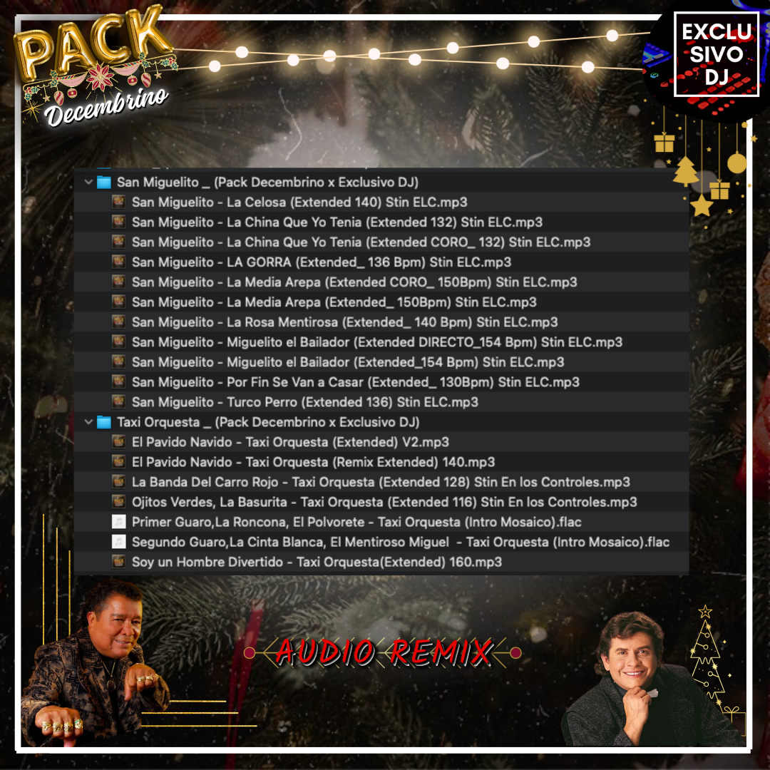 PACK DECEMBRINO (Audio) 🎄✨