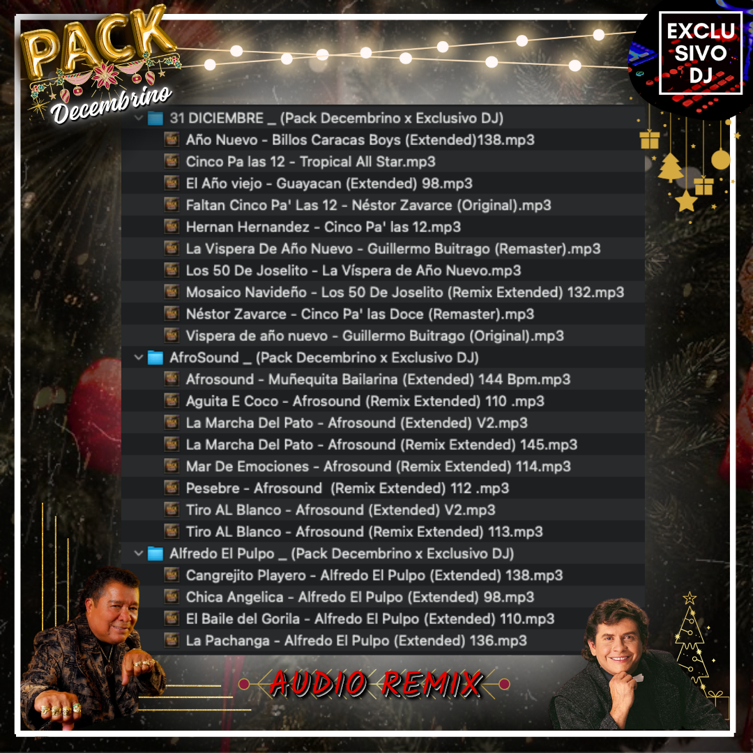 PACK DECEMBRINO (Audio) 🎄✨
