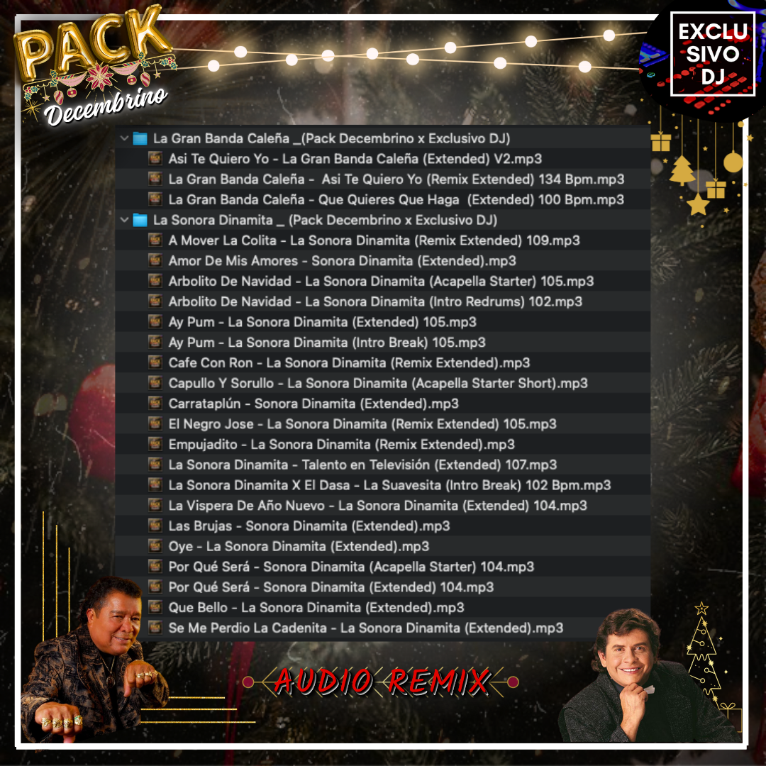 PACK DECEMBRINO (Audio) 🎄✨