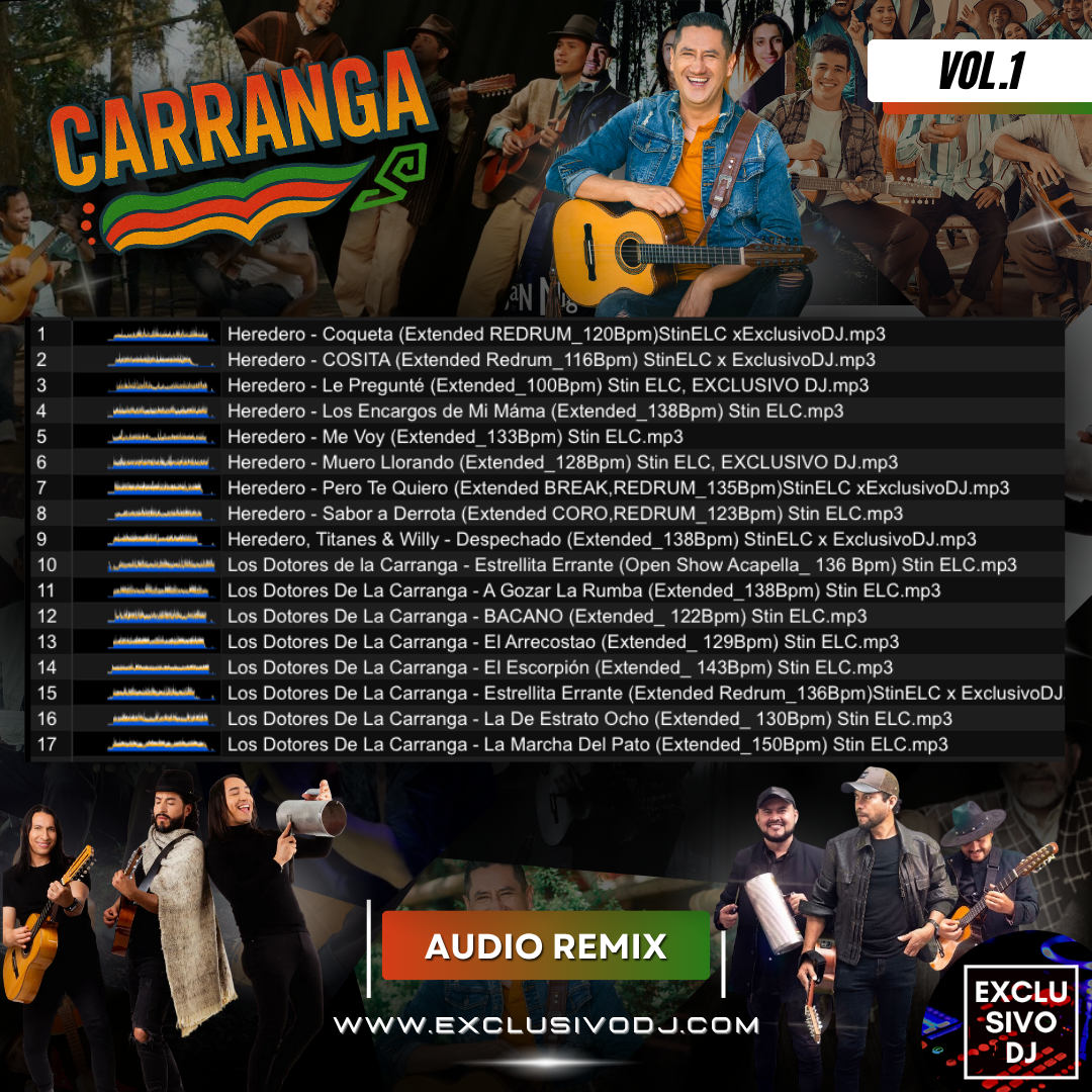 CARRANGA COLOMBIANA - Extended (Vol.1) Audio