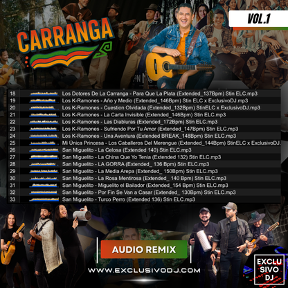 CARRANGA COLOMBIANA - Extended (Vol.1) Audio